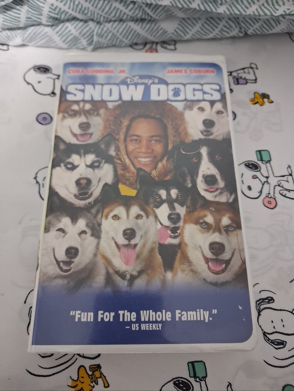 Vintage 2000s Disney Snow Dogs VHS Tape